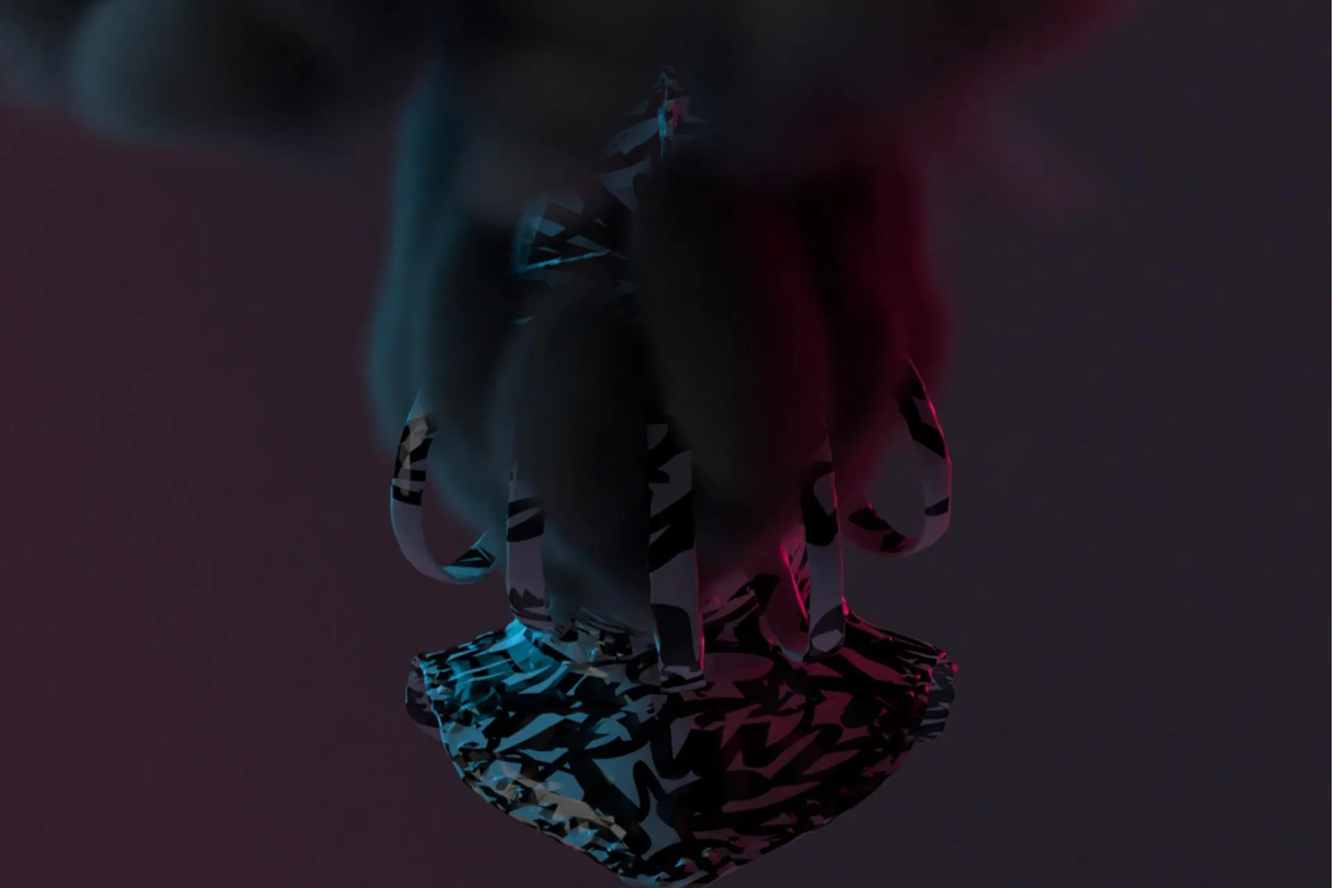 Thoughts that burn. A visual exploration of organic forms, tension and dark atmospheres.