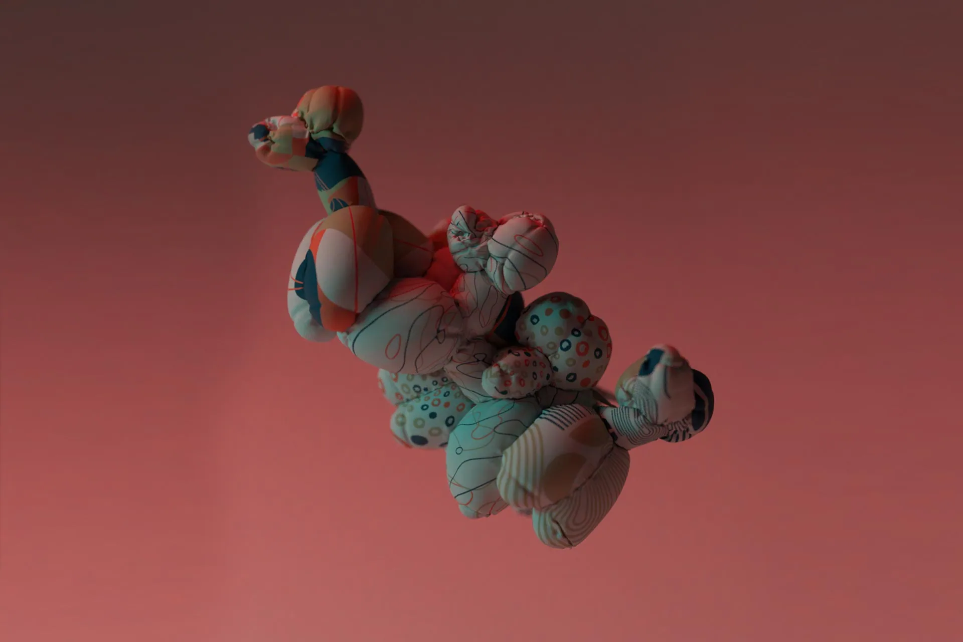 Insta puppies. Characters, materials and composition within an experimental visual universe.